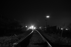 夜の線路
