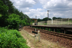 電車待ち （信楽高原鉄道）