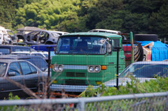 輸出待ち蟹腹トラック