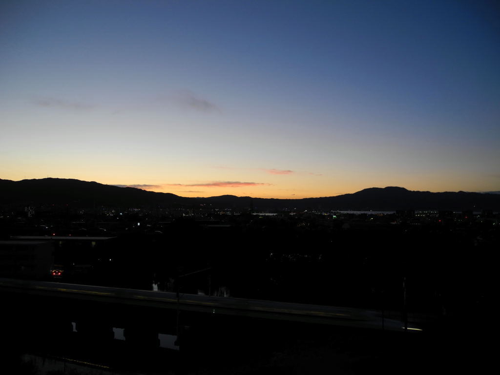 夕暮れ