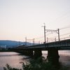 夕暮れの瀬田川