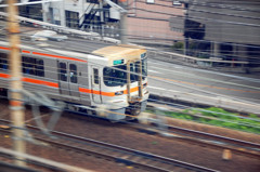 おしろい車輛。