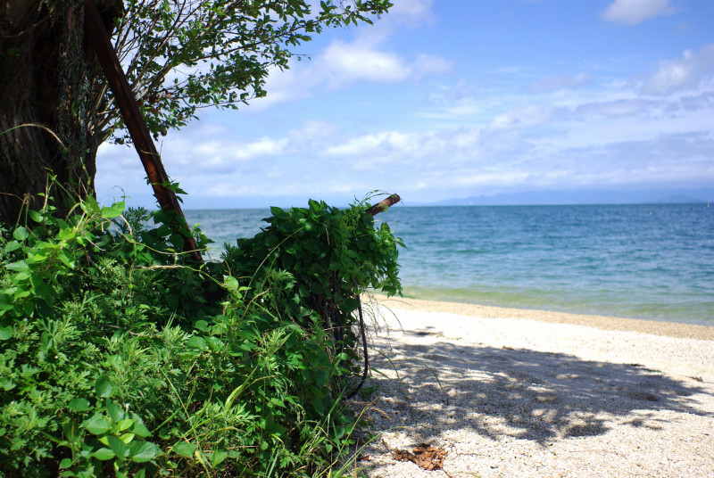 初夏　近江舞子　雄松崎
