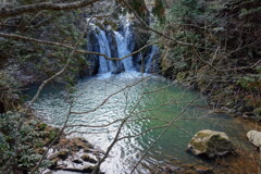 三筋の滝　冬