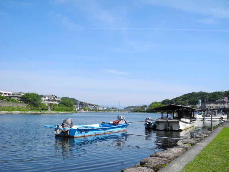 瀬田川の空