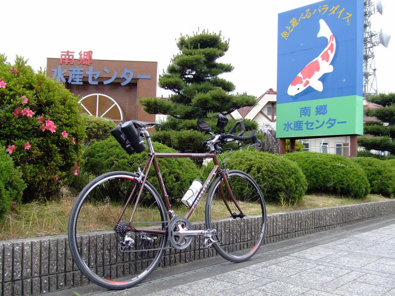 今回の起終点　南郷水産センター