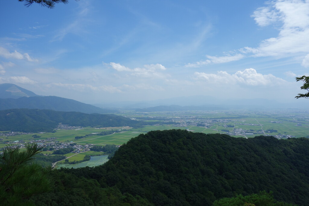 小谷城跡から