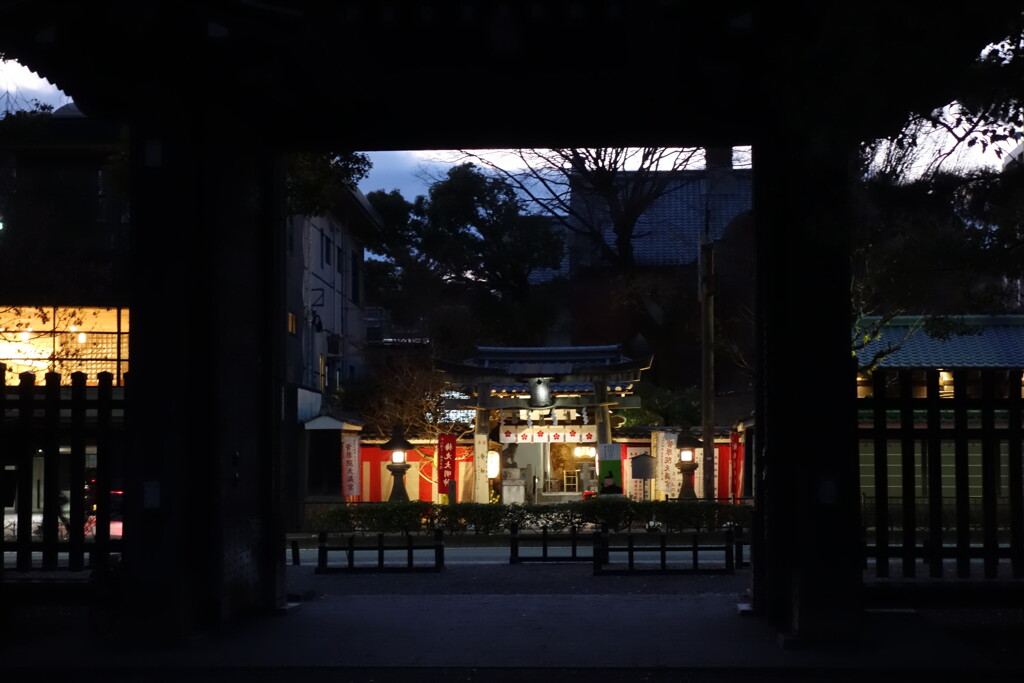 年の瀬の神社