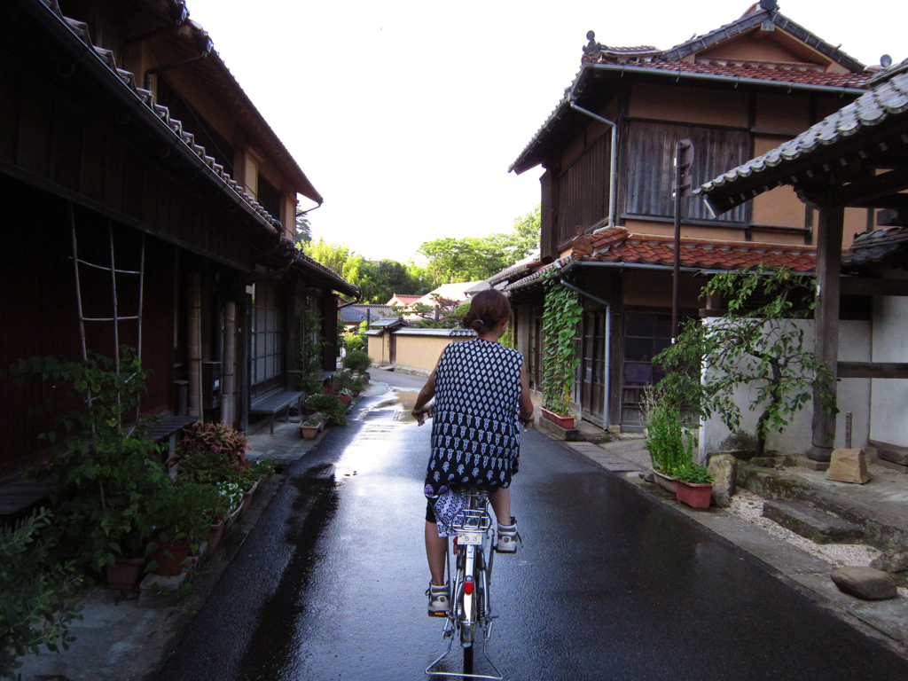 石見銀山の町並み