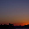 宍道湖の夕焼け