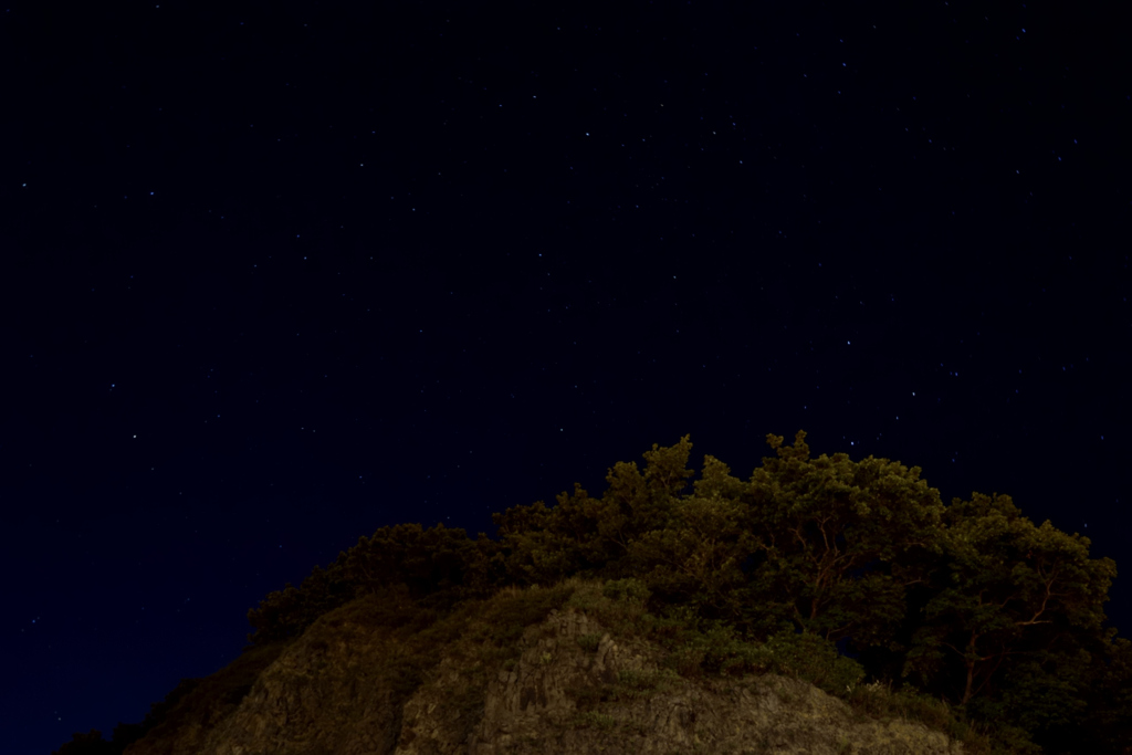 満点の夜空