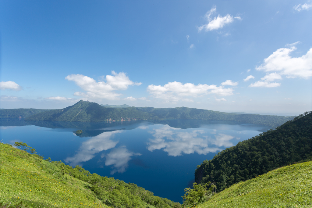 晴れの摩周湖