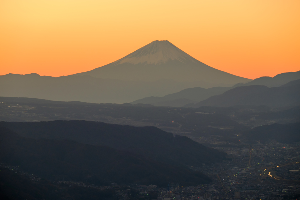 朝の富士2