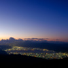 諏訪夜景と見えない富士