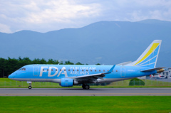FDA機離陸前