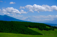 車山高原と富士山