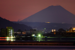 富士山：ピント甘