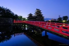 埋橋と国宝松本城