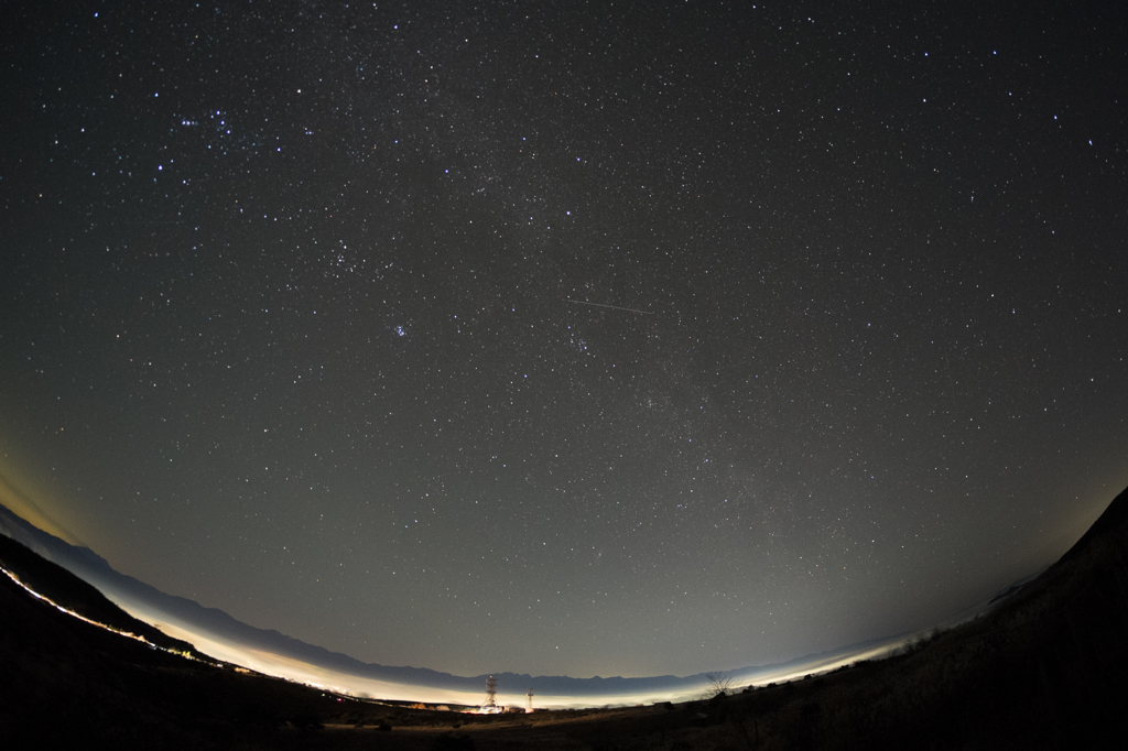 高ボッチ上空の星空：L