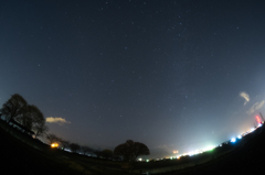 安曇野星景