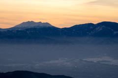 夕刻御岳山