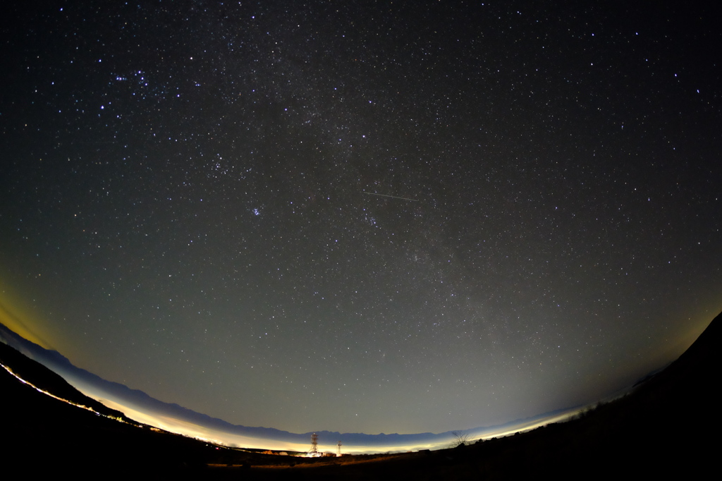 高ボッチ上空の星空：J