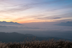 わずかに富士山
