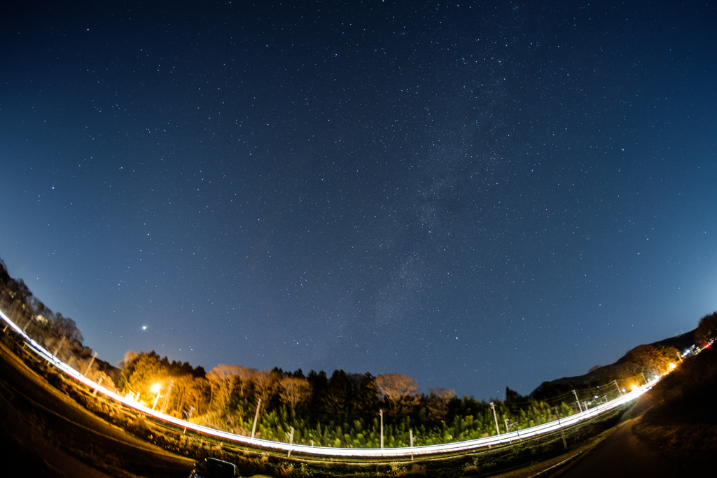 飯田線と星空