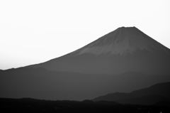 富士山B&W