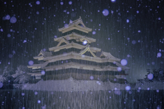 降りしきる