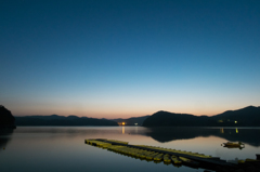 夜明け前の桟橋