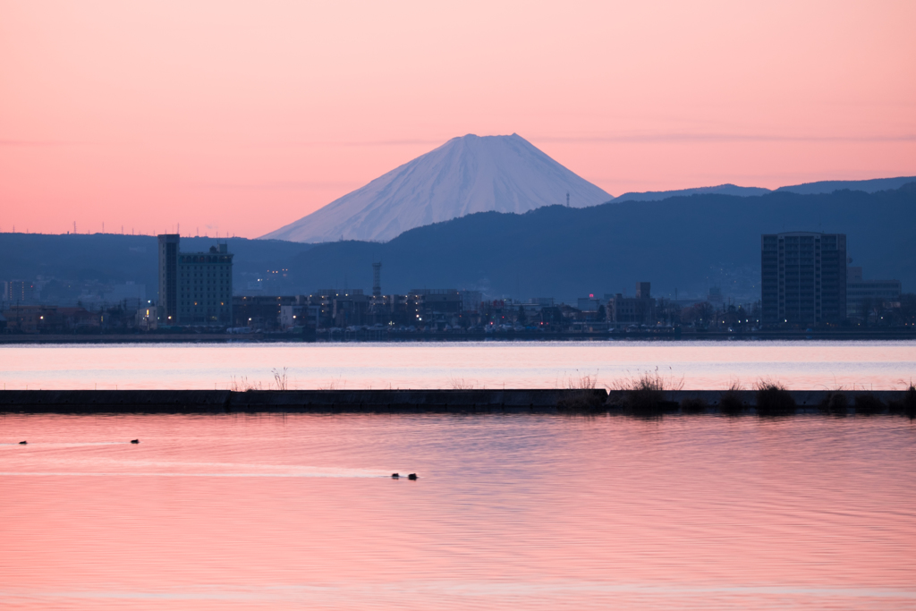 97キロ先の富士山
