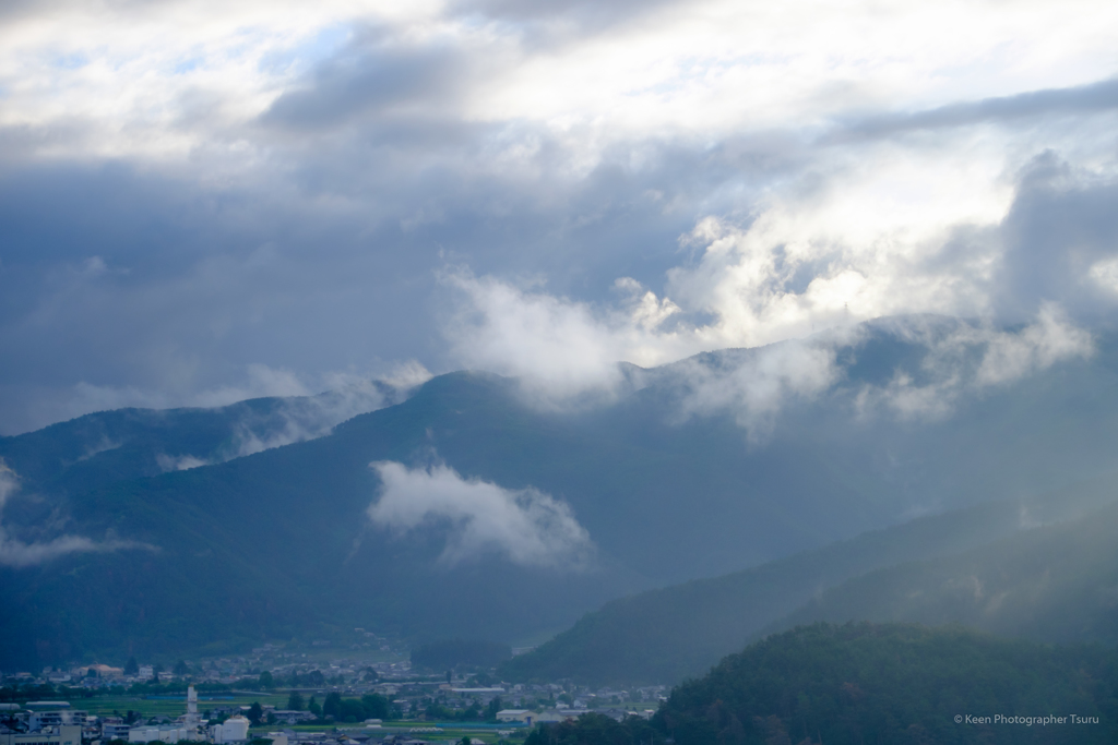 山の表情、雲の表情