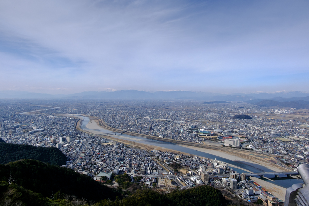 岐阜城から望む3