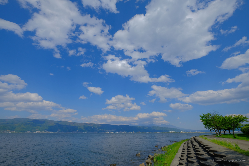 青空と雲と