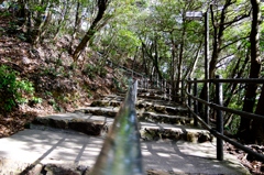 岐阜城への道