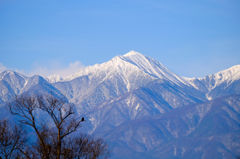 常念とカラス
