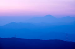 蓼科山グラデーション