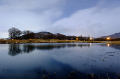 朝の遊水池