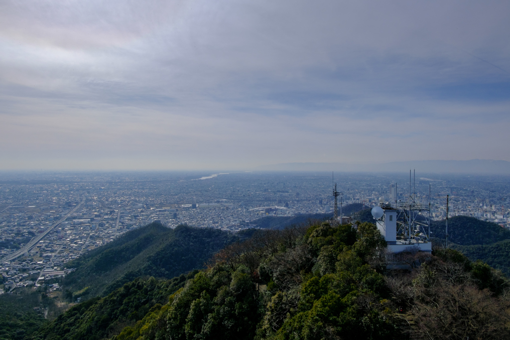 岐阜城から望む