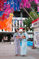 尾張一宮駅前にて