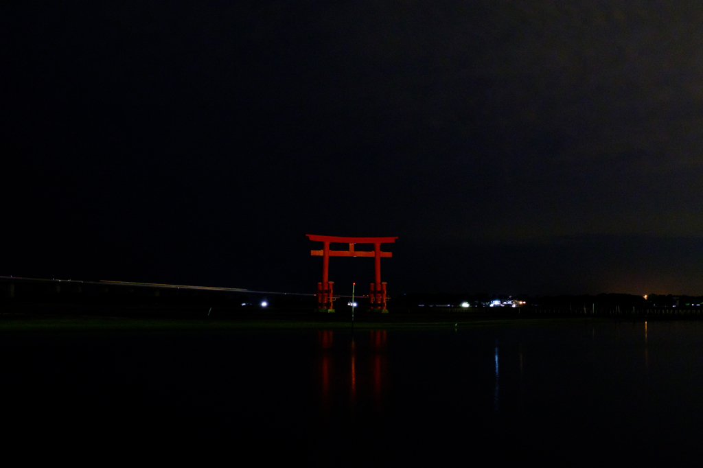 ライトアップ消灯