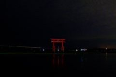 ライトアップ消灯
