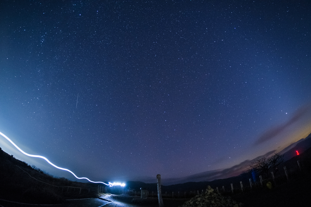 東の星空