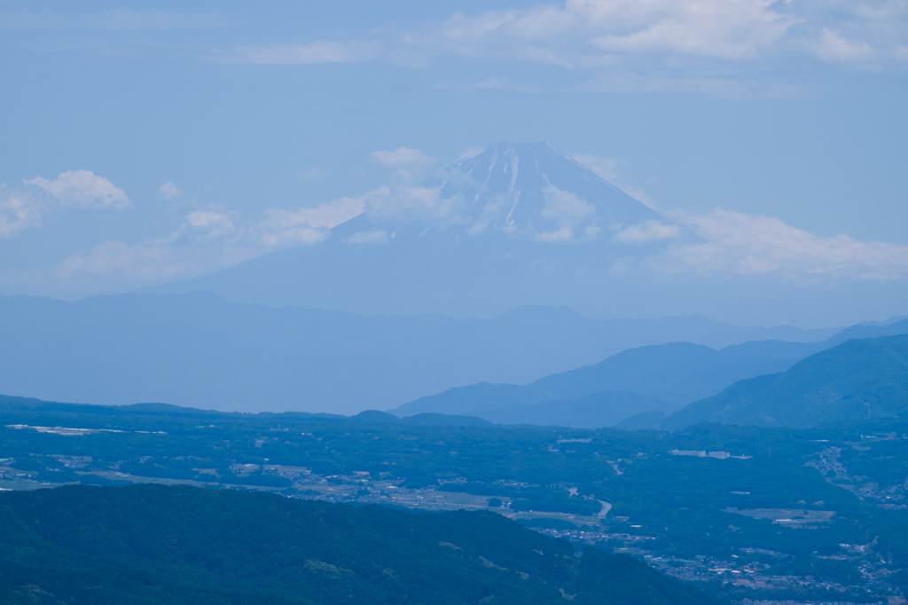 富士を望む