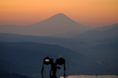 富士山を狙うカメラ (2)