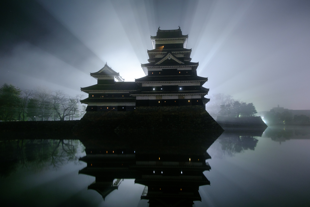 Silhouette castle