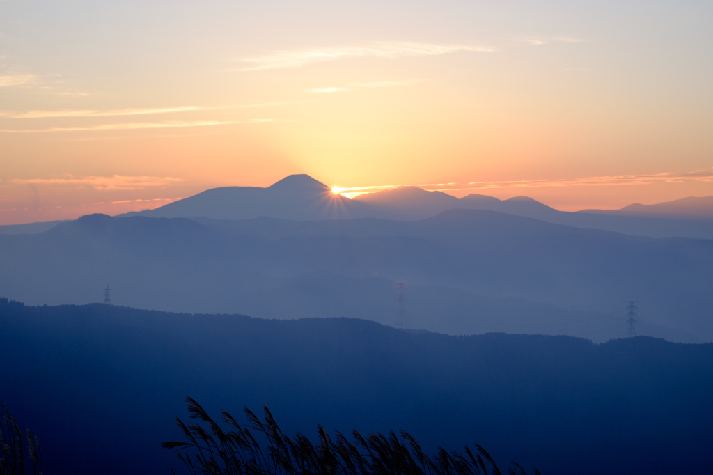 蓼科山の日の出