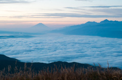 雲海と富士