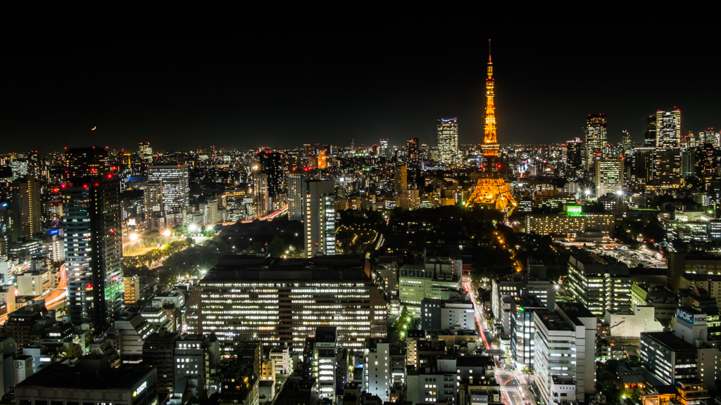 タワー夜景